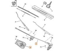 Recambio de motor limpia delantero para citroën berlingo / berlingo first monospace (mf_, gjk_, gfk_) 1.9 d (mfwjz) referencia O