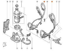 Recambio de tubo presion direccion asistida para renault kangoo (kc0/1_) 1.5 dci (kc07) referencia OEM IAM 8200711369 8200059302