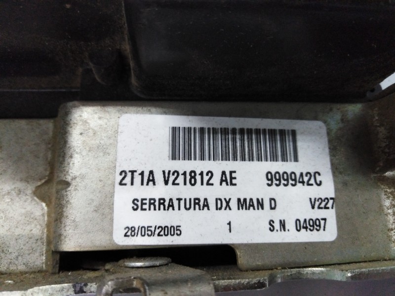 Recambio de cerradura puerta delantera derecha para  referencia OEM IAM 2T1AV21812AE  