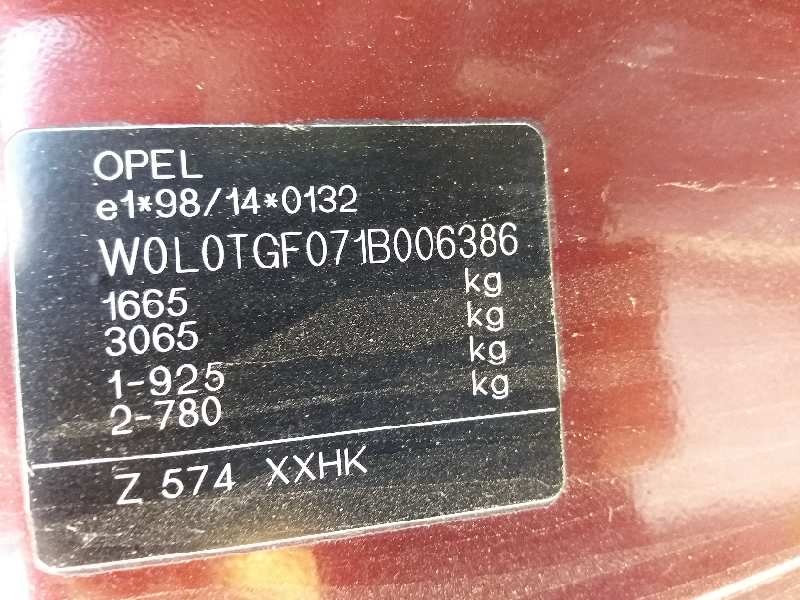 opel astra g coupé 2.2 16v edition   |   01.00 - 12.04 | 2000 - 2004 | 147 cv / 108 kw del año 2000