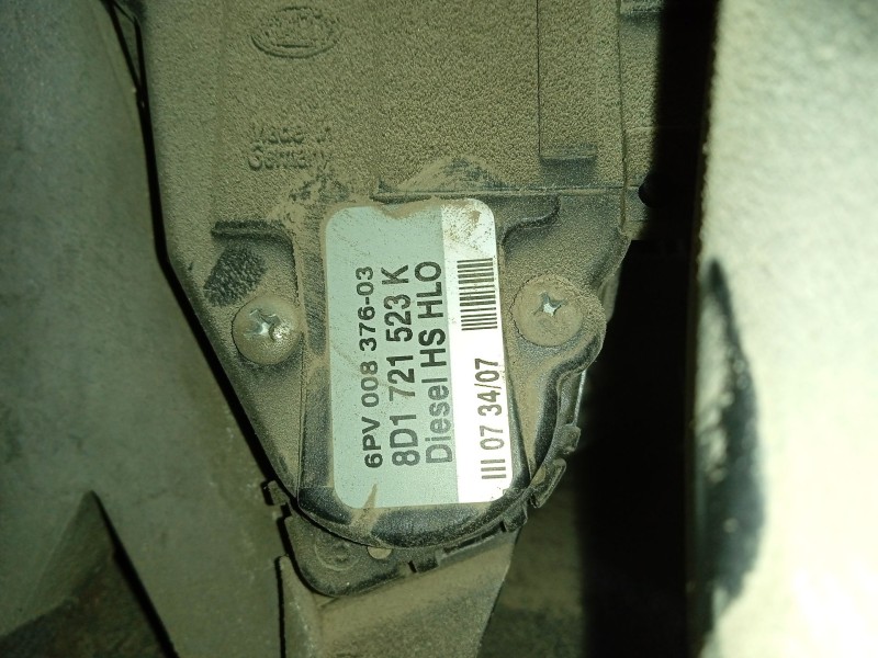 Recambio de pedal acelerador para skoda superb i (3u4) 2.0 tdi referencia OEM IAM 8D1721523K  
