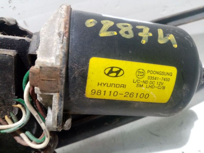 Recambio de motor limpia delantero para hyundai santa fe (sm) referencia OEM IAM 9811026100  