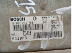 Recambio de centralita motor uce para citroën saxo (s0, s1) 1.1 x, sx referencia OEM IAM 9631528780 0261204788  2