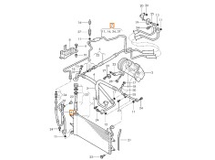 Recambio de tubos aire acondicionado para seat ibiza iii (6l1) 1.4 16v referencia OEM IAM 6Q1820741J 6Q0820741A 