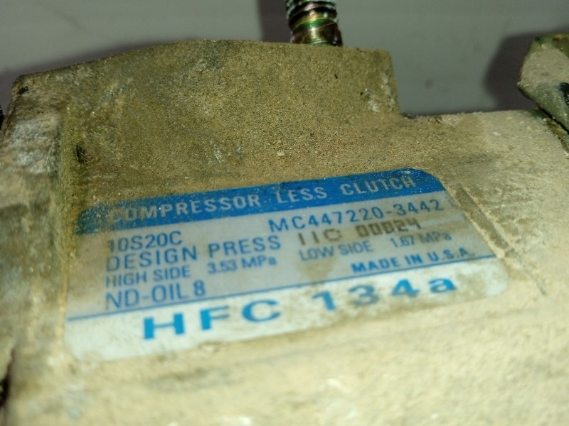 Recambio de compresor aire acondicionado para chrysler voyager (rg) 2.4 cat referencia OEM IAM MC4472203442  