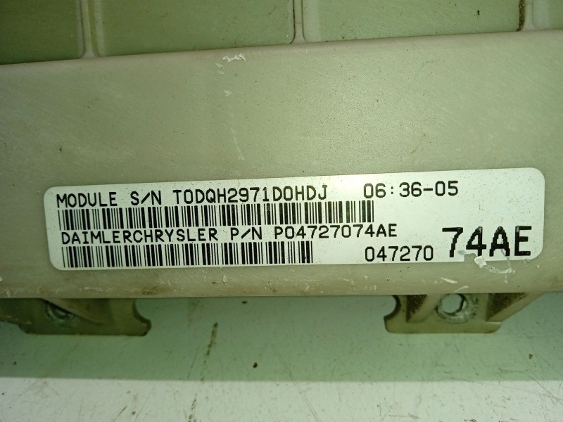 Recambio de modulo electronico para chrysler voyager (rg) 2.4 cat referencia OEM IAM 04727074AE 04861546AA 