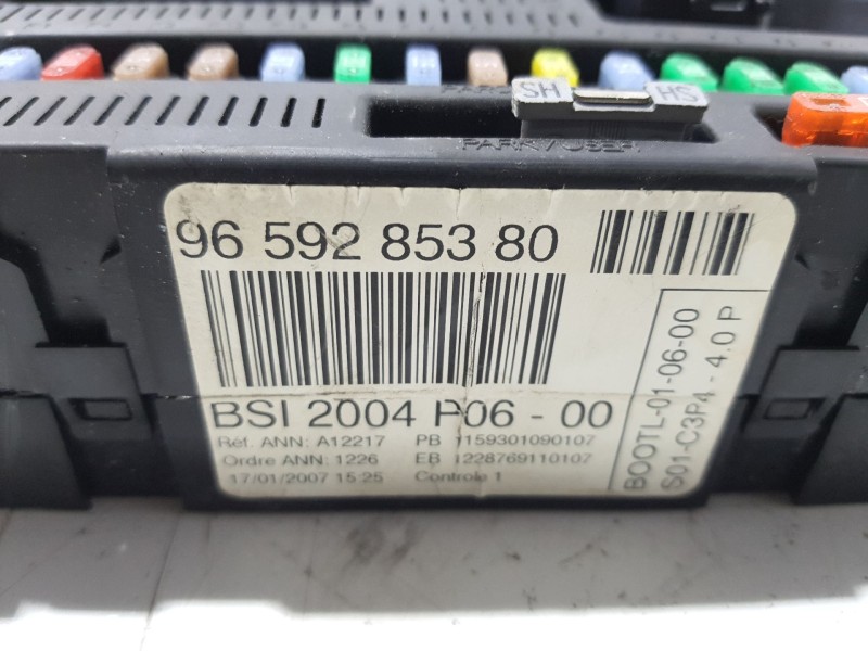 Recambio de centralita bsi para peugeot 207/207+ (wa_, wc_) 1.6 hdi referencia OEM IAM 9659285380  