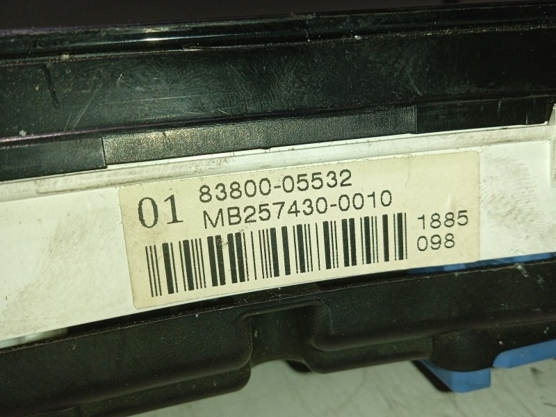 Recambio de cuadro instrumentos para toyota avensis (_t25_) 1.8 (zzt251_) referencia OEM IAM 8380005532 MB2574300010 