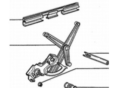 Recambio de elevalunas trasero izquierdo para peugeot 205 furgoneta/hatchback 1.8 d referencia OEM IAM 922314  