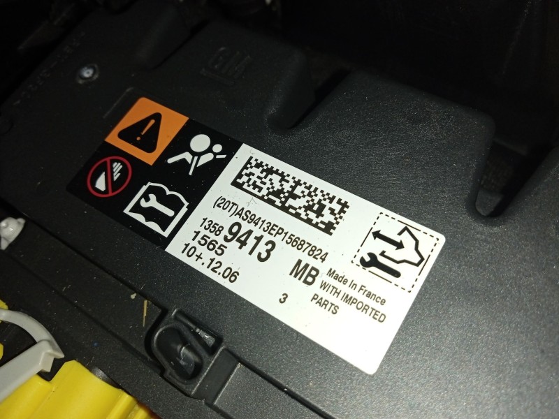 Recambio de centralita airbag para opel astra j (p10) 2.0 cdti (68) referencia OEM IAM   