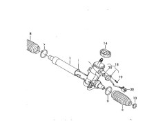 Recambio de cremallera direccion para seat cordoba (6l2) 1.9 tdi referencia OEM IAM 6Q1423070X  