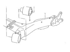 Recambio de puente trasero para seat cordoba (6l2) 1.9 tdi referencia OEM IAM 6Q0500051AS  