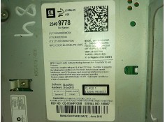 Recambio de sistema audio / radio cd para opel astra j (p10) 2.0 cdti (68) referencia OEM IAM 23499778   2