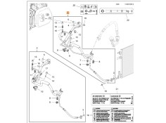 Recambio de tubos aire acondicionado para opel astra j (p10) 2.0 cdti (68) referencia OEM IAM 1850396  