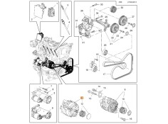 Recambio de alternador para opel astra j (p10) 2.0 cdti (68) referencia OEM IAM 1202318  