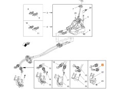 Recambio de varillaje cambio para opel astra j (p10) 2.0 cdti (68) referencia OEM IAM 758092  