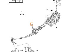 Recambio de varillaje cambio para citroën c3 i (fc_, fn_) 1.1 i referencia OEM IAM 2444FC  