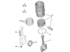 Recambio de piston para citroën c3 i (fc_, fn_) 1.1 i referencia OEM IAM 0111AR  060373