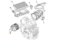 Recambio de motor calefaccion para citroën c3 i (fc_, fn_) 1.1 i referencia OEM IAM 6441Q6  
