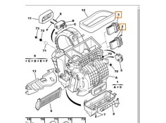 Recambio de resistencia calefaccion para citroën c3 i (fc_, fn_) 1.1 i referencia OEM IAM 6441Q8  6441L2
