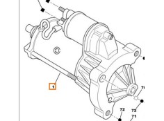 Recambio de motor de arranque para peugeot 206 hatchback (2a/c) 1.9 d referencia OEM IAM 5802W5  