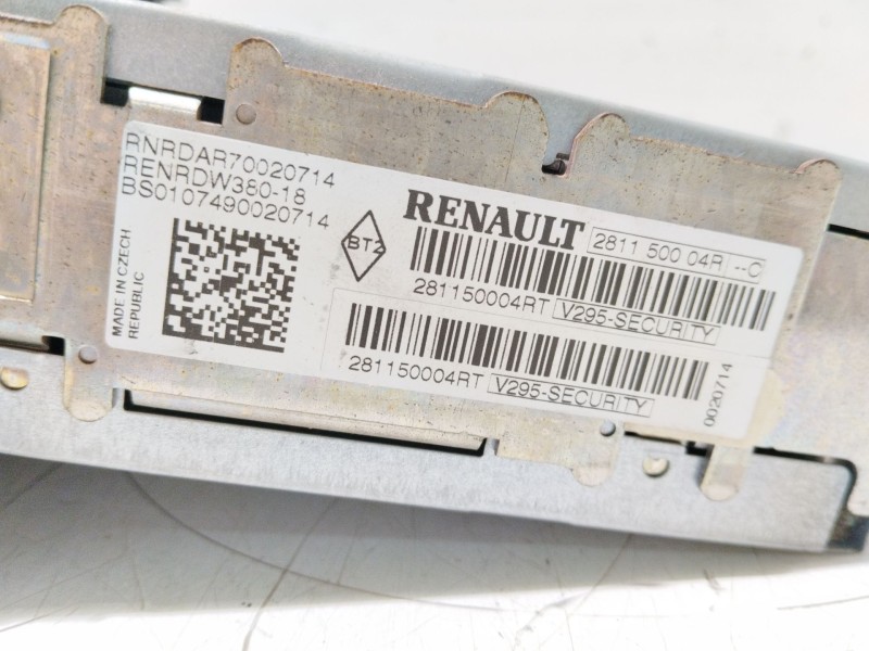 Recambio de sistema audio / radio cd para renault laguna iii 2.0 dci diesel cat referencia OEM IAM 28150004R  
