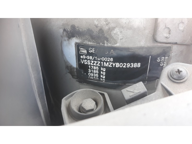 seat toledo (1m2) 1.9 tdi   |   0.99 - ... | 1999 | 110 cv / 81 kw del año 1999 seat toledo (1m2) 1.9 tdi   |   0.99 - ... | 1999 | 110 cv / 81 kw del año 1999