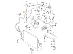 Recambio de tubos aire acondicionado para audi a4 b6 avant (8e5) 2.5 tdi referencia OEM IAM 8E0260710H 8E0260710C 8E1260710 2