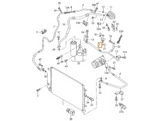 Recambio de tubos aire acondicionado para audi a4 b6 avant (8e5) 2.5 tdi referencia OEM IAM 8E0260707AT 8E0260707AP 8E0260707 2