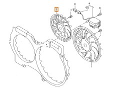 Recambio de electroventilador para audi a4 b6 avant (8e5) 2.5 tdi referencia OEM IAM 8E0959455N  