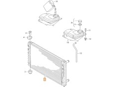 Recambio de radiador agua para audi a4 b6 avant (8e5) 2.5 tdi referencia OEM IAM 8E0121251A  