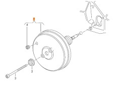 Recambio de servofreno para audi a4 b6 avant (8e5) 2.5 tdi referencia OEM IAM 8E0612107J  