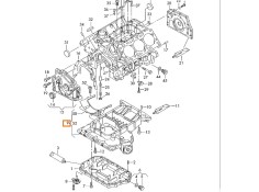 Recambio de carter para audi a4 b6 avant (8e5) 2.5 tdi referencia OEM IAM 06C103601D  