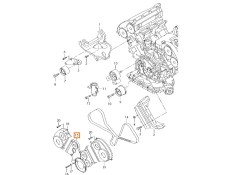 Recambio de moldura para audi a4 b6 avant (8e5) 2.5 tdi referencia OEM IAM 06C109128C  