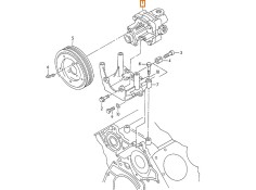 Recambio de bomba direccion para audi a4 b6 avant (8e5) 2.5 tdi referencia OEM IAM 8E0145155E 078145255H 