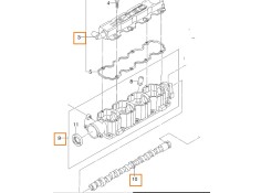 Recambio de culatin para daewoo kalos (klas) 1.4 referencia OEM IAM 96838020 25192211 96335946