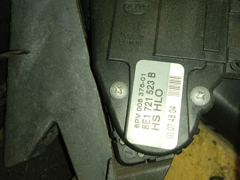 Recambio de pedal acelerador para audi a4 b6 avant (8e5) 2.5 tdi referencia OEM IAM 8E1721523F  