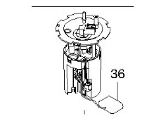 Recambio de aforador para daewoo kalos (klas) 1.4 referencia OEM IAM 96423296  