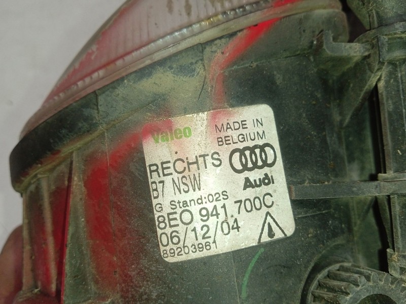 Recambio de faro antiniebla derecho para audi a4 b6 avant (8e5) 2.5 tdi referencia OEM IAM 8E0941700C  