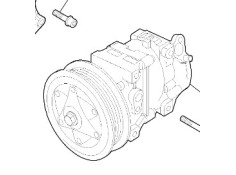 Recambio de compresor aire acondicionado para fiat panda / panda classic (169_) 1.3 d multijet (169.axc1a) referencia OEM IAM   