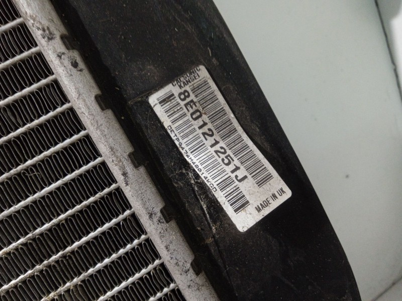 Recambio de radiador agua para audi a4 b6 avant (8e5) 2.5 tdi referencia OEM IAM 8E0121251J  