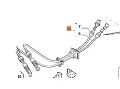 Recambio de varillaje cambio para fiat panda furgoneta/hatchback (169_) 1.3 d multijet referencia OEM IAM 55251251  