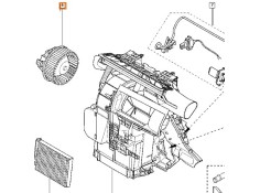Recambio de motor calefaccion para renault clio iii (br0/1, cr0/1) 1.5 dci (br17, cr17) referencia OEM IAM 7701062226  