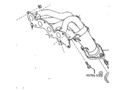 Recambio de colector escape para mazda 6 hatchback (gg) 2.0 (gges) referencia OEM IAM L32713450J  