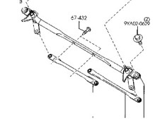 Recambio de soporte para mazda 6 hatchback (gg) 2.0 (gges) referencia OEM IAM GR1L67360  