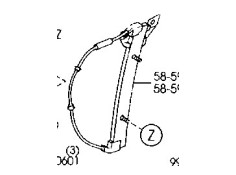 Recambio de elevalunas delantero derecho para mazda 6 hatchback (gg) 2.0 (gges) referencia OEM IAM GJ6A58590G  