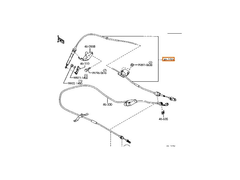 Recambio de varillaje cambio para mazda 6 hatchback (gg) 2.0 (gges) referencia OEM IAM G22C46500G  