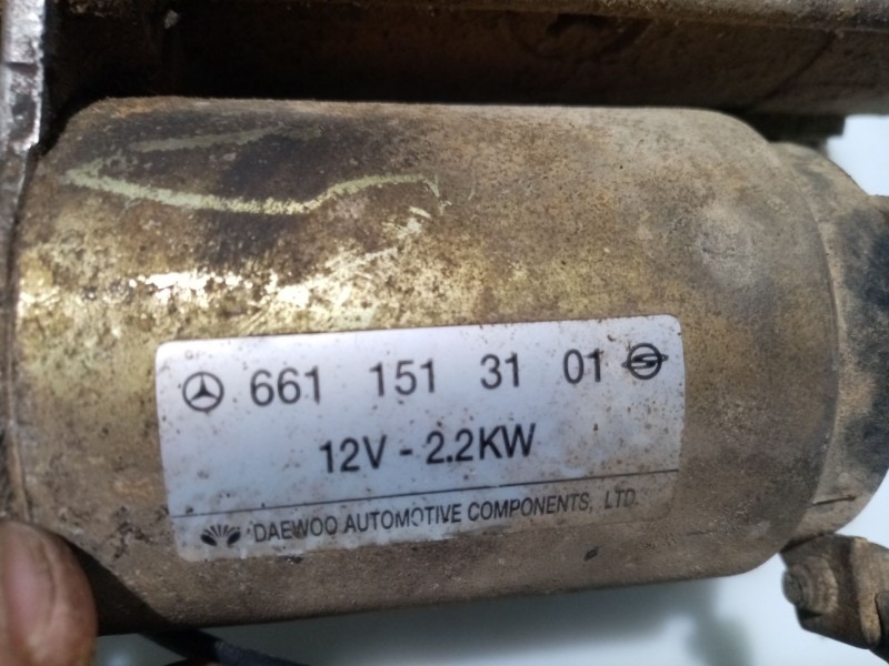 Recambio de motor de arranque para ssangyong korando referencia OEM IAM 6611513101  