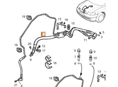 Recambio de tubos aire acondicionado para opel astra g hatchback (t98) 1.7 dti 16v (f08, f48) referencia OEM IAM 6850534  