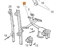 Recambio de elevalunas delantero izquierdo para opel astra g hatchback (t98) 1.7 dti 16v (f08, f48) referencia OEM IAM 140293  
